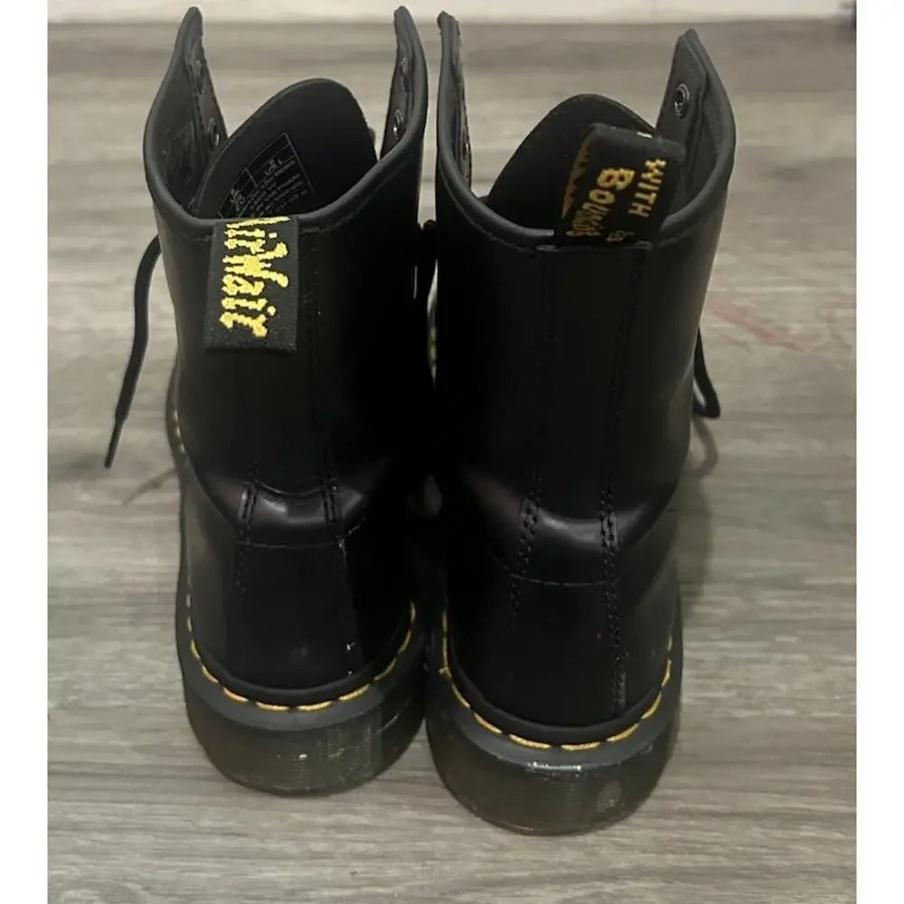 Dr. Martens 1460 Smooth Leather Black 8-Eye Boots Women’s US 8 EU 39